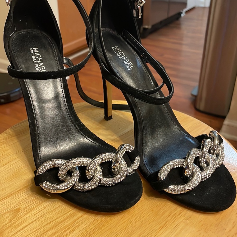 Michael Kors black studded high heel